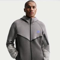 Survêtement Nike Tech Fleece Sportswear gris foncé gris clair bleu foncé