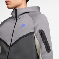 Survêtement Nike Tech Fleece Sportswear gris foncé gris clair bleu foncé