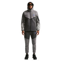 Survêtement Nike Tech Fleece Sportswear gris foncé gris clair bleu foncé