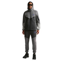 Pantalon de survêtement Nike Tech Fleece, gris foncé, gris clair, bleu foncé
