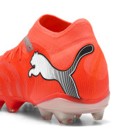 PUMA Future 9 Pro Gras / Kunstgras Voetbalschoenen (MG) Felrood Zilver Zwart