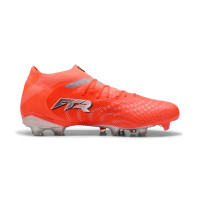 PUMA Future 9 Pro Gras / Kunstgras Voetbalschoenen (MG) Felrood Zilver Zwart