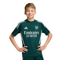 Chemise d'entraînement adidas Arsenal 2025-2026 pour Enfants, vert foncé, gris