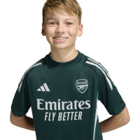 Chemise d'entraînement adidas Arsenal 2025-2026 pour Enfants, vert foncé, gris