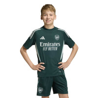 Chemise d'entraînement adidas Arsenal 2025-2026 pour Enfants, vert foncé, gris