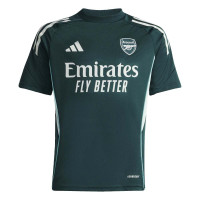 Chemise d'entraînement adidas Arsenal 2025-2026 pour Enfants, vert foncé, gris