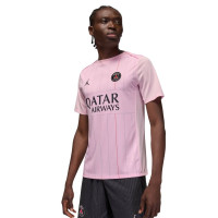 Nike Paris Saint-Germain x Jordan Pre-Match Trainingsshirt 2025-2026 Roze Zwart