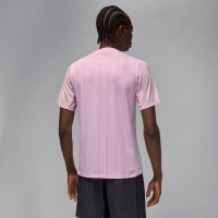 Nike Paris Saint-Germain x Jordan Pre-Match Trainingsshirt 2025-2026 Roze Zwart