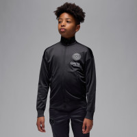 Nike Paris Saint-Germain x Jordan Strike Survêtement 1/4-Zip 2025-2026 Enfants Noir Gris