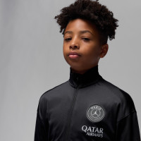 Nike Paris Saint-Germain x Jordan Strike Survêtement 1/4-Zip 2025-2026 Enfants Noir Gris