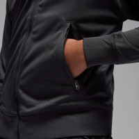 Nike Paris Saint-Germain x Jordan Strike Survêtement 1/4-Zip 2025-2026 Enfants Noir Gris