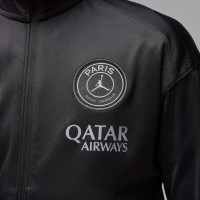 Nike Paris Saint-Germain x Jordan Strike Survêtement 1/4-Zip 2025-2026 Enfants Noir Gris