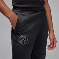 Nike Paris Saint-Germain x Jordan Strike Survêtement 1/4-Zip 2025-2026 Enfants Noir Gris