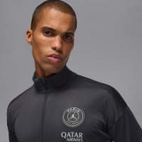 Nike Paris Saint-Germain x Jordan Strike Survêtement Full-Zip 2025-2026 Noir Gris Foncé