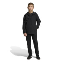 adidas Tiro Travel Windbreaker Kids Zwart