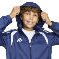 Coupe-vent adidas Tiro 26 League pour Enfants, bleu foncé et blanc