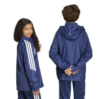 Coupe-vent adidas Tiro 26 League pour Enfants, bleu foncé et blanc