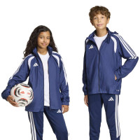 Coupe-vent adidas Tiro 26 League pour Enfants, bleu foncé et blanc