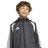 Coupe-vent adidas Tiro 26 League pour Enfants, noir et blanc