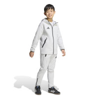 adidas Tiro Travel Windbreaker Kids Grijs Zwart