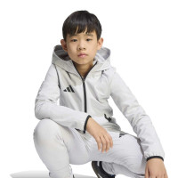 adidas Tiro Travel Windbreaker Kids Grijs Zwart