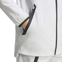 adidas Tiro Travel Windbreaker Kids Grijs Zwart