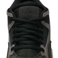 Nike Air Jordan 4 RM x Paris Saint-Germain Baskets Noir Argenté Blanc