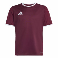 Kit de football adidas Entrada 26 pour Enfants, rouge foncé, blanc