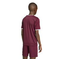 adidas Entrada 26 Voetbalshirt Kids Donkerrood Wit