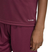 adidas Entrada 26 Voetbalshirt Kids Donkerrood Wit