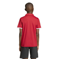 adidas Entrada 26 Polo Trainingsset Kids Rood Wit