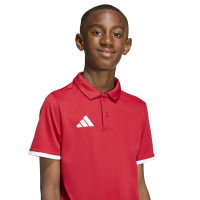 adidas Entrada 26 Polo Kids Rood Wit
