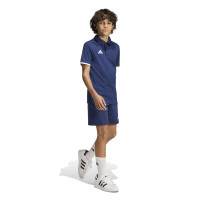 adidas Entrada 26 Polo Kids Donkerblauw Wit