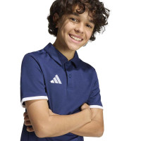 adidas Entrada 26 Polo Kids Donkerblauw Wit