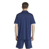 Ensemble d'entraînement adidas Entrada 26 Polo bleu foncé et blanc