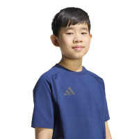 Kit d'entraînement adidas Tiro Travel pour Enfants, bleu foncé et noir