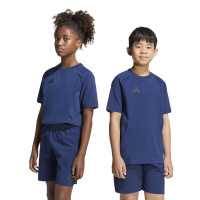 adidas Tiro Travel Trainingsshirt Kids Donkerblauw Zwart