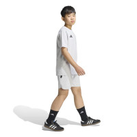 Chemise d'entraînement adidas Tiro Travel pour Enfants, gris et noir