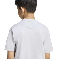 Chemise d'entraînement adidas Tiro Travel pour Enfants, gris et noir