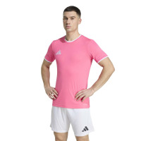 Maillot de football adidas Entrada 26 rose et blanc