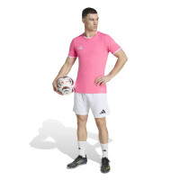 Maillot de football adidas Entrada 26 rose et blanc