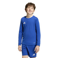 Maillot de football à manches longues adidas Entrada 26 pour Enfants, bleu et blanc