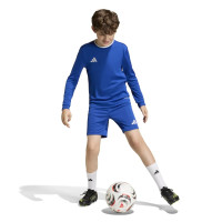 Maillot de football à manches longues adidas Entrada 26 pour Enfants, bleu et blanc