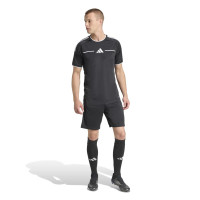 Maillot d'arbitre à manches courtes adidas REF 26 noir et blanc
