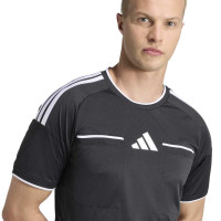 Maillot d'arbitre à manches courtes adidas REF 26 noir et blanc