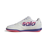 adidas Top Sala Competition II Chaussures de Foot en Salle (IN) Enfants Blanc Mauve Rose
