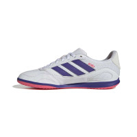 adidas Super Sala III Chaussures de Foot en Salle (IN) Blanc Mauve Rose