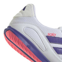 adidas Super Sala III Chaussures de Foot en Salle (IN) Blanc Mauve Rose