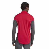 adidas Liverpool Trainingspak 1/4-Zip 2025-2026 Rood Grijs Zilver