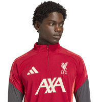 adidas Liverpool Trainingspak 1/4-Zip 2025-2026 Rood Grijs Zilver